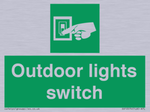 Outdoor lights switch